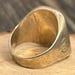 Antique sterling silver signet ring — view 5 of 16
