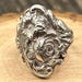 Antique sterling silver ring — view 2 of 8