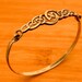 Vintage sterling silver bangle — view 6 of 6