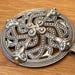 Mid century Kaunis Koru sterling silver pendant, kk hallmark — view 4 of 20
