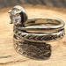 Antique sterling silver ring, israel hallmark — view 7 of 10