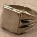 Vintage sterling silver signet ring — view 7 of 10