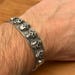 Victorian sterling silver cuff — view 17 of 20