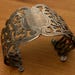 Art nouveau Forre sterling silver cuff, Forre hallmark — view 6 of 9