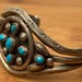 Vintage Mary S. Lew sterling silver cuff, Mary S. Lew hallmark — view 7 of 10