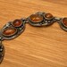 Art nouveau sterling silver bracelet — view 6 of 20