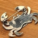 Vintage sterling silver brooch — view 13 of 15