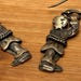 Antique sterling silver earrings — view 4 of 12