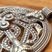Mid century Kaunis Koru sterling silver pendant, kk hallmark — view 19 of 20