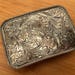 Vintage sterling silver belt buckle, mexico hallmark — view 4 of 10