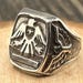 Vintage sterling silver signet ring — view 8 of 18