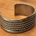 Vintage sterling silver cuff — view 5 of 10
