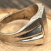 Vintage sterling silver signet ring — view 4 of 17
