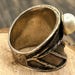 Art nouveau sterling silver ring — view 3 of 9