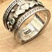Vintage sterling silver ring, j b hallmark — view 7 of 10
