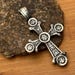 Antique sterling silver pendant — view 18 of 20