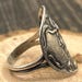Art nouveau sterling silver ring — view 3 of 10