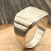 Vintage sterling silver signet ring — view 6 of 18
