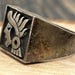 Vintage sterling silver signet ring — view 12 of 18