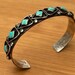 Vintage sterling silver cuff — view 1 of 9