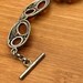 Art nouveau sterling silver bracelet — view 9 of 20