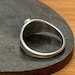 Julius Burbank sterling silver ring, Julius Burbank hallmark — view 4 of 8