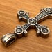 Antique sterling silver pendant — view 11 of 20