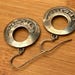 Vintage sterling silver hoop earrings — view 4 of 10