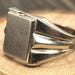 Vintage sterling silver signet ring — view 10 of 17