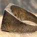 Vintage sterling silver signet ring — view 10 of 18