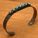Mid century sterling silver cuff — view 11 of 17
