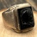 Vintage sterling silver signet ring — view 3 of 12