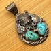 Vintage sterling silver pendant — view 2 of 10