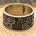 Vintage sterling silver ring, mexico hallmark — view 12 of 16