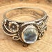 Art nouveau sterling silver ring — view 4 of 18