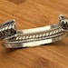 Vintage sterling silver cuff — view 7 of 10