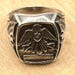 Vintage sterling silver signet ring — view 3 of 18