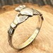 Vintage JMH Jewellery sterling silver ring, jmh hallmark — view 1 of 9