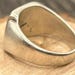 Vintage sterling silver signet ring — view 10 of 18