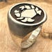 Vintage sterling silver signet ring — view 1 of 10
