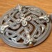 Mid century Kaunis Koru sterling silver pendant, kk hallmark — view 3 of 20