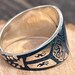 Vintage sterling silver signet ring — view 6 of 17
