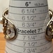 Art nouveau sterling silver cuff — view 9 of 10