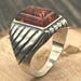Vintage sterling silver signet ring — view 3 of 10