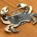 Vintage sterling silver brooch — view 12 of 15
