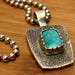 Robert Sherman sterling silver pendant, r sherman hallmark — view 1 of 10