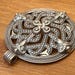 Mid century Kaunis Koru sterling silver pendant, kk hallmark — view 5 of 20