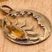Art nouveau sterling silver pendant — view 1 of 10
