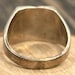 Vintage sterling silver signet ring — view 8 of 17