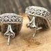 Vintage sterling silver earrings — view 7 of 10